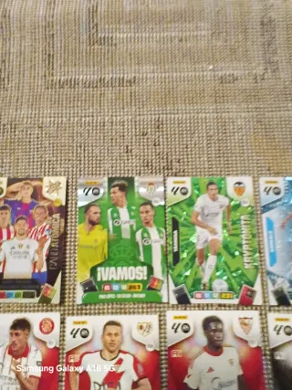 Colección Cartas Fútbol ATOMICA Vamos Diamantes