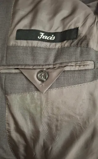 Completo elegante uomo Facis grigio