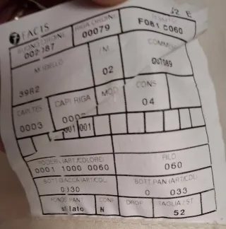 Completo elegante uomo Facis grigio