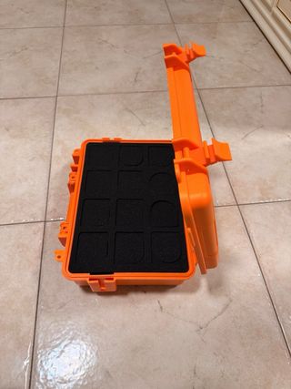 Valigetta porta orologi arancione