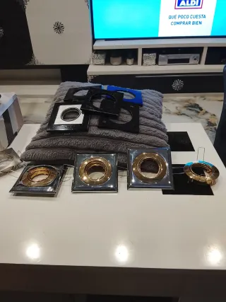 Focos halógenos cuadrados