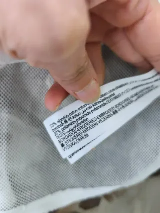 Top encaje bordado Massimo Dutti blanco