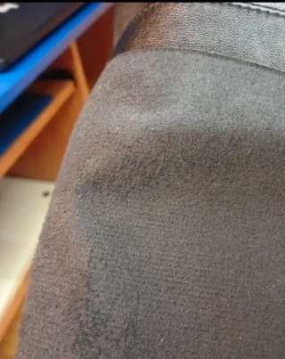 Pantalones polipiel negros cintura alta mujer.M