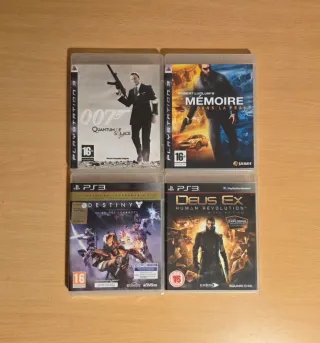 007, Bourne, Destiny e Deus Ex PS3