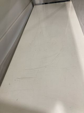 Estantería 4 baldas blanco y cromo