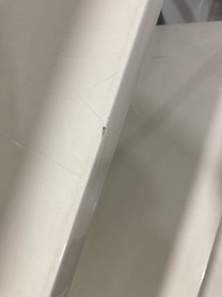 Estantería 4 baldas blanco y cromo