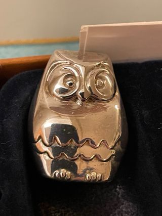 Set 12 segnaposto SILEA gufo vintage