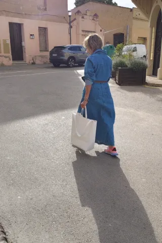 Vestido vaquero Zara Talla S