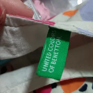 Vestido infantil estampado multicolor