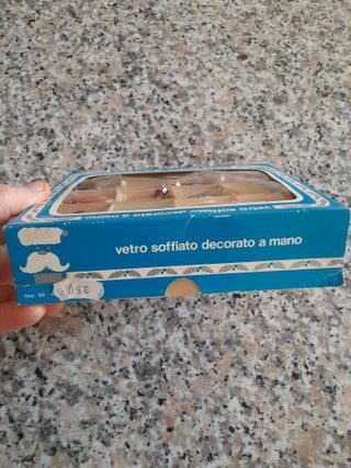 Palline Natale Vetro Soffiato Anni '60