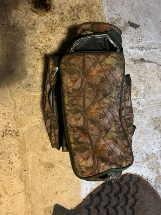 Mochila carpfishing camuflaje estanca