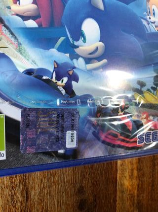 Team Sonic Racing ps4 sealed nuovo