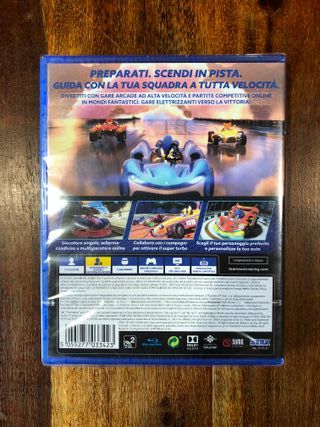 Team Sonic Racing ps4 sealed nuovo