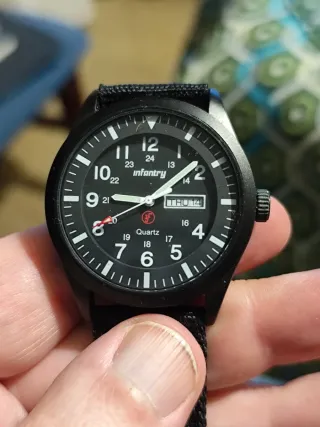 Reloj Infantry Negro