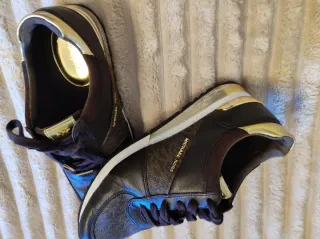 Zapatillas Michael Kors Marrón y Dorado