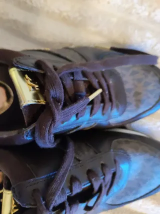 Zapatillas Michael Kors Marrón y Dorado