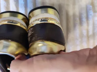 Zapatillas Michael Kors Marrón y Dorado