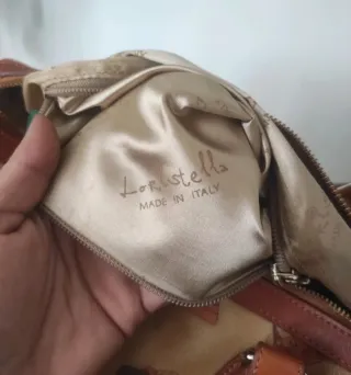 Bauletto Loristella beige e marrone