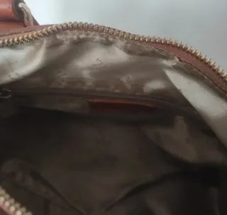 Bauletto Loristella beige e marrone