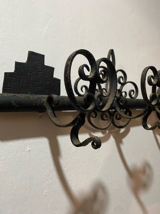 Perchero Hierro Forja Llave
