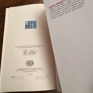 Libro La vita intima di Ammaniti