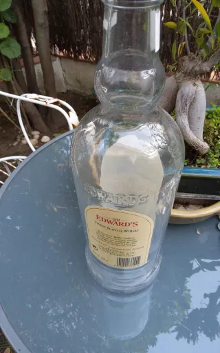 Botella Whisky Sir Edward's Vacía Vintage