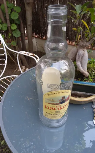 Botella Whisky Sir Edward's Vacía Vintage
