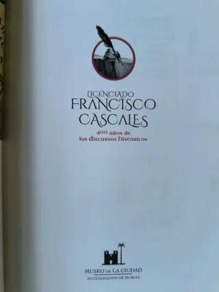 Libro "Francisco Cascales"