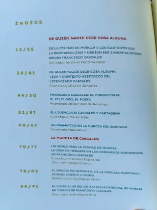 Libro "Francisco Cascales"