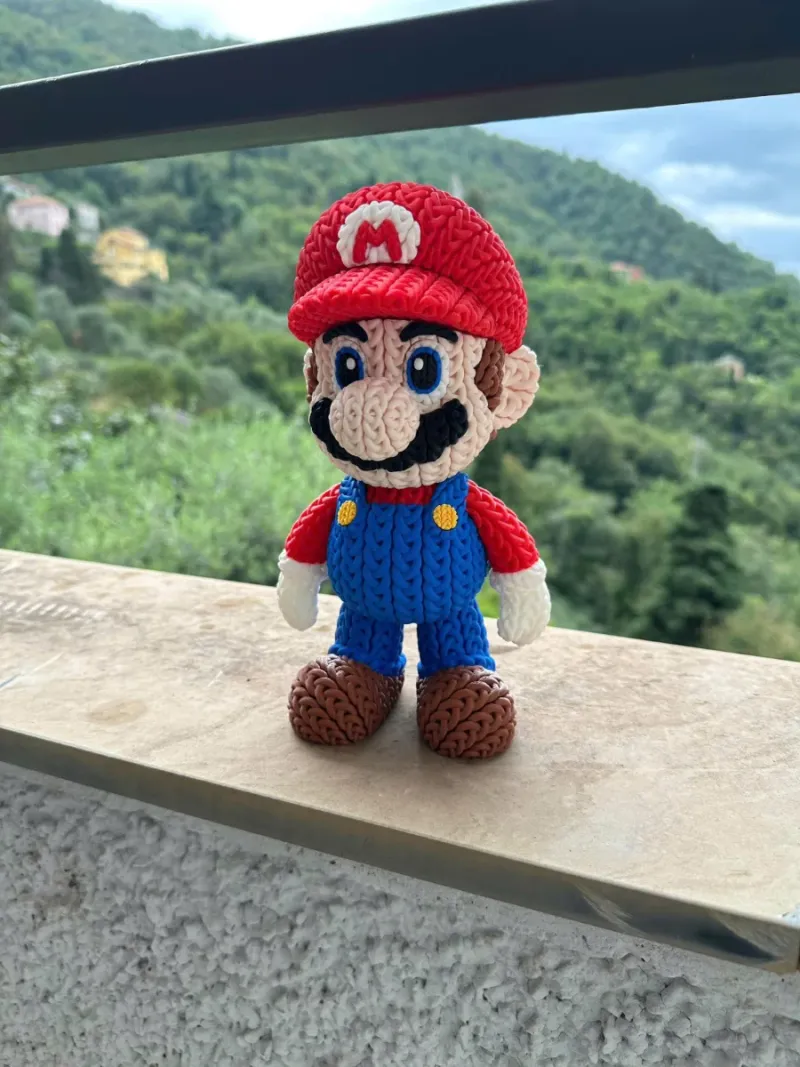 Super Mario en 3D, estilo crochet afbeelding 8