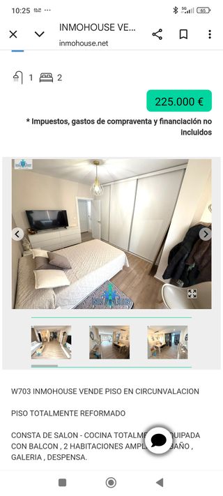 Piso en circunvalación totalmente reformado