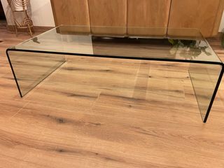 Mesa de centro cristal templado