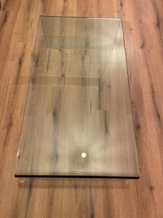 Mesa de centro cristal templado