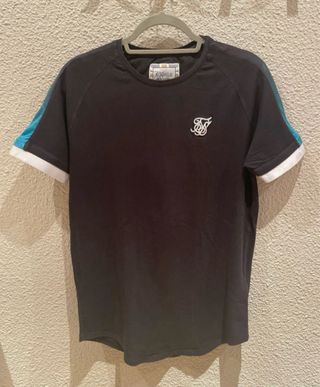 Camiseta SikSilk azul y negra - Talla M