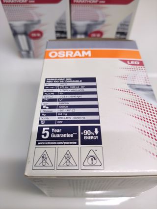 4 Lampadine LED Osram Parathom E27 2700K