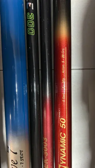 Conjunto cañas fijas y boloñesa