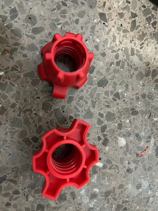 Barra y pesas desmontables