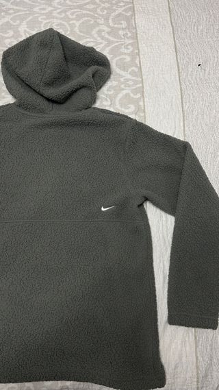 Sudadera Nike Gris Borreguito