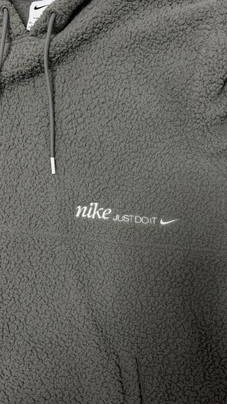 Sudadera Nike Gris Borreguito