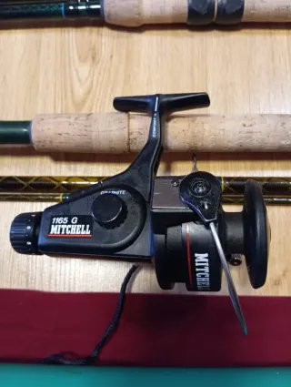 2 Cañas Pesca Inglesa Grafito