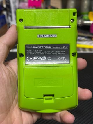 Game Boy Color Verde Kiwi Nintendo