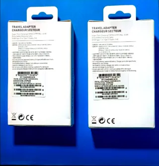 DOS CARGADORES SAMSUNG 45WCARGA RÁPIDA SIN CABLE