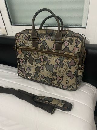 Maletín Tous Beige y Marrón