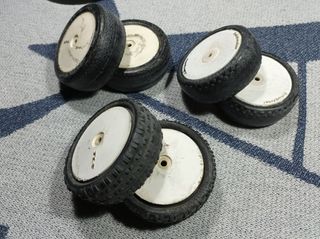 3 pares de ruedas delanteras 1/10 TT 4WD