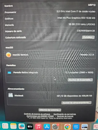 MacBook Pro Apple Plata