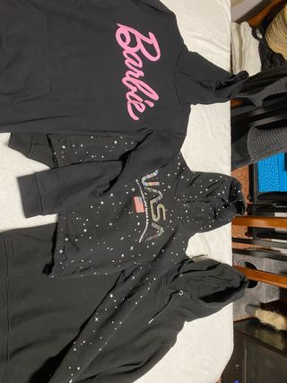Sudaderas Barbie, negra básica y NASA