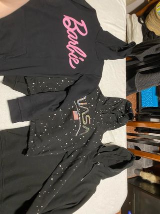 Sudaderas Barbie, negra básica y NASA