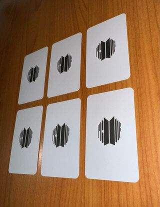 6x Photocard BTS - Proof