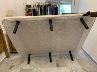 Patas Base Cama Tapizada Metal Negras