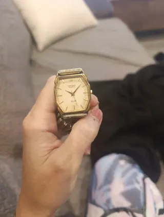 Reloj vintage Orient Quartz Mujer Dorado